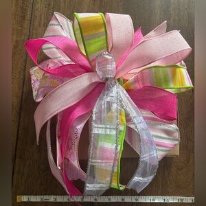 Decorative Gift Bow Ribbon Set - Pink Multi-Color